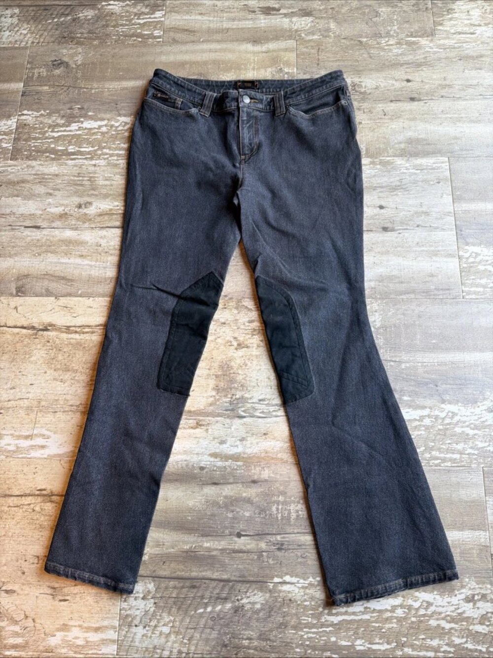 ARIAT Real Riding Jeans Western Gray Patch Women’s 32R